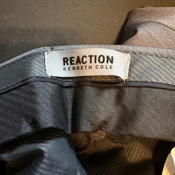 Kenneth Cole Reaction Charcoal Dress Pants - Picture 3 of 8